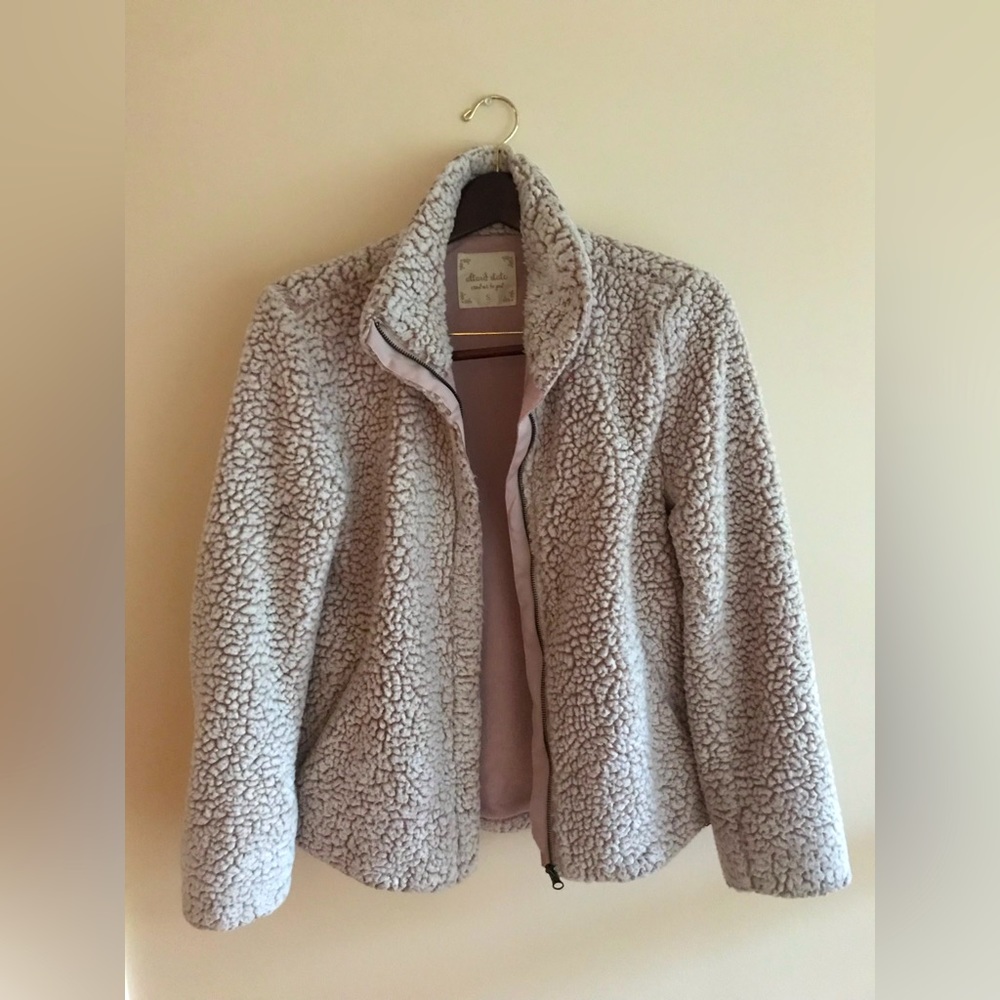 Cute fluffy jacket